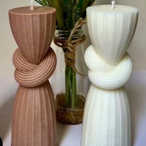 Knot Pillar Candles