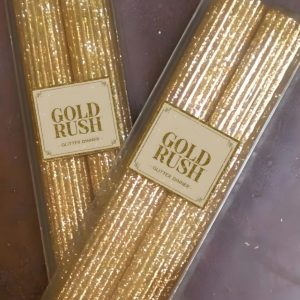 Glitter Taper Candles
